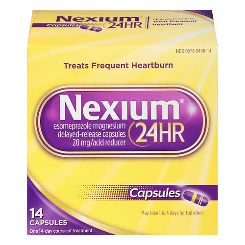 Image for Nexium Acid Reducer, 22.3 mg, Delayed-Release Capsules,14ea from EVERS PHARMACY