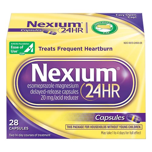 Image for Nexium Acid Reducer, 22.3 mg, Delayed-Release Capsules,28ea from EVERS PHARMACY
