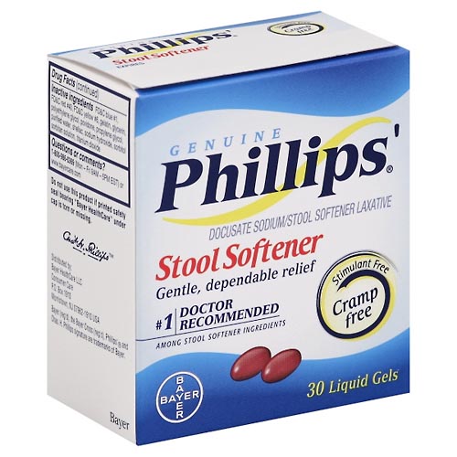 Image for Phillips Stool Softener, Liquid Gels,30ea from EVERS PHARMACY