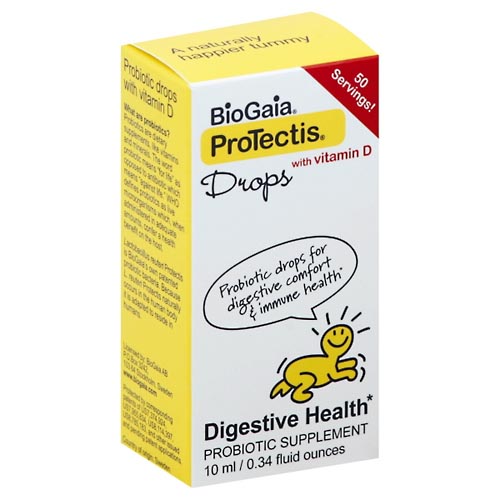 Image for BioGaia Digestive Health, with Vitamin D, Drops,10ml from EVERS PHARMACY