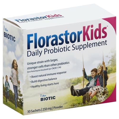 Image for Florastor Daily Probiotic Supplement, 250 mg, Powder, Tutti-Frutti Flavor,30ea from EVERS PHARMACY