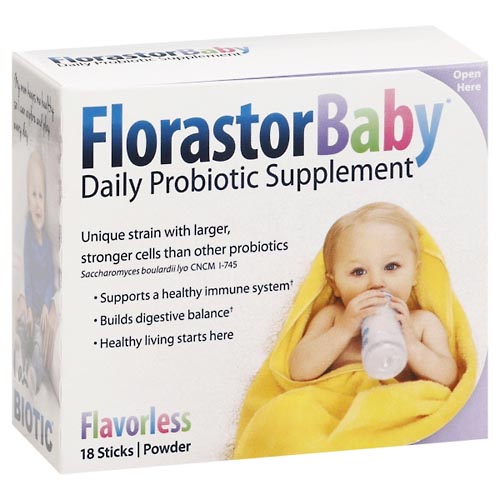 Image for Florastor Daily Probiotic Supplement, Baby, Powder,18ea from EVERS PHARMACY