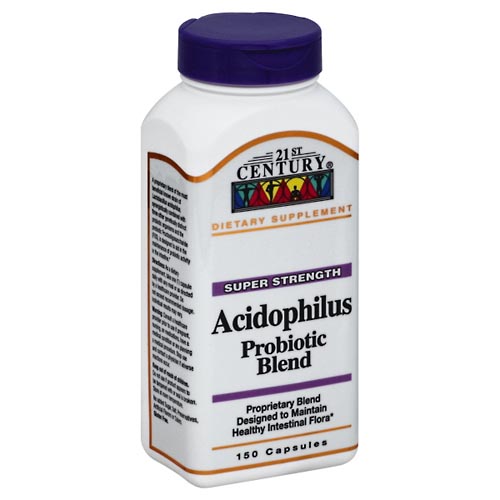Image for 21st Century Probiotic Blend, Acidophilus, Super Strength, Capsules,150ea from EVERS PHARMACY